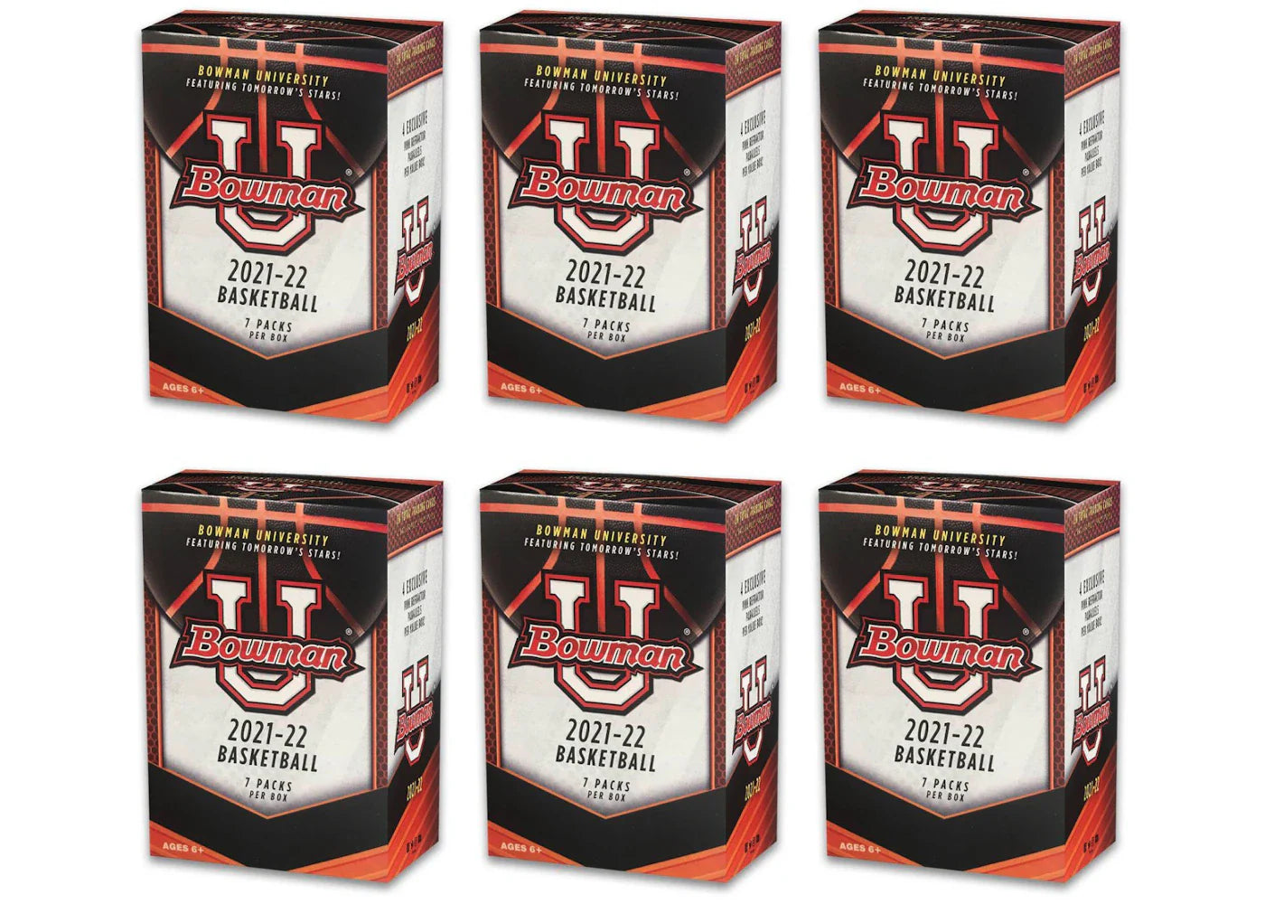 2021-22 Bowman University Basketball Blaster Box 6x Lot