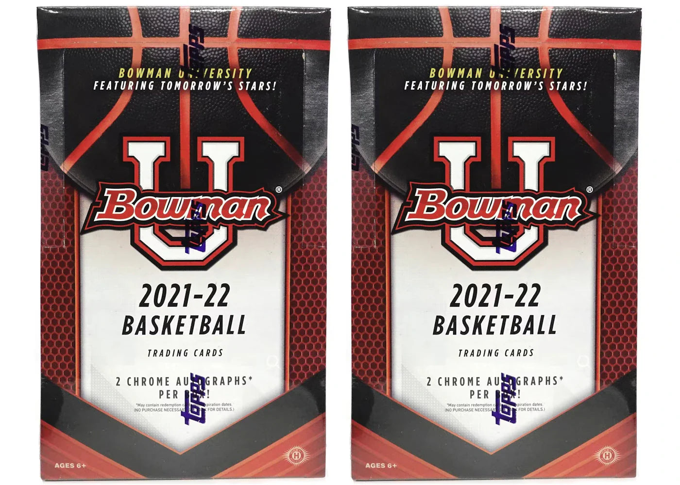 2021-22 Bowman University Basketball Hobby Box 2x Lot