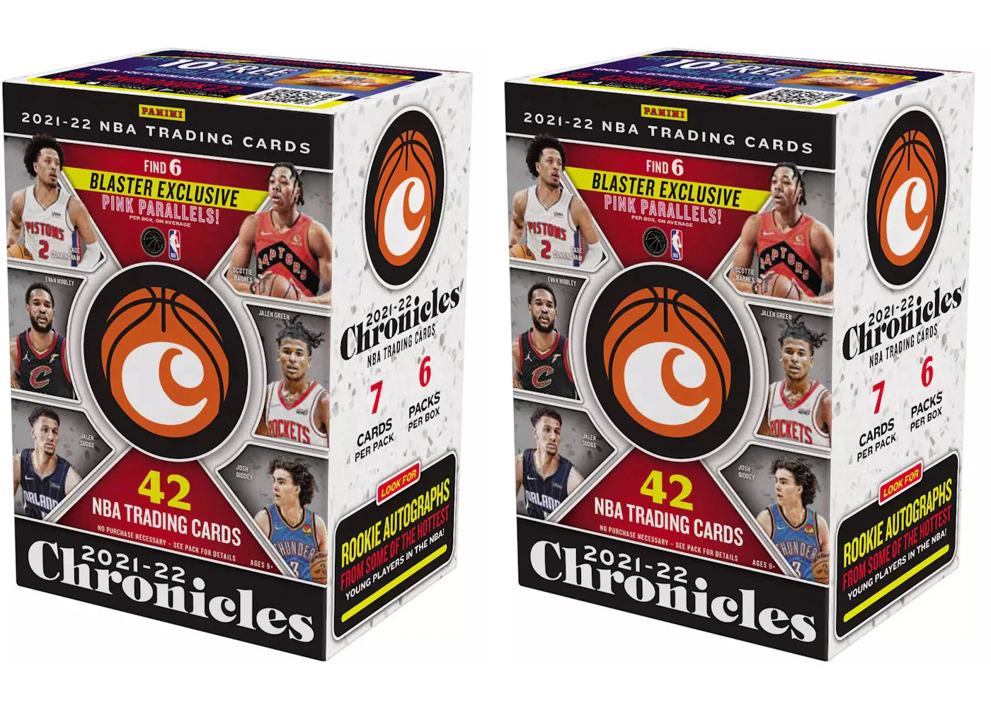 2021-22 Panini Chronicles Basketball Blaster Box 2x Lot