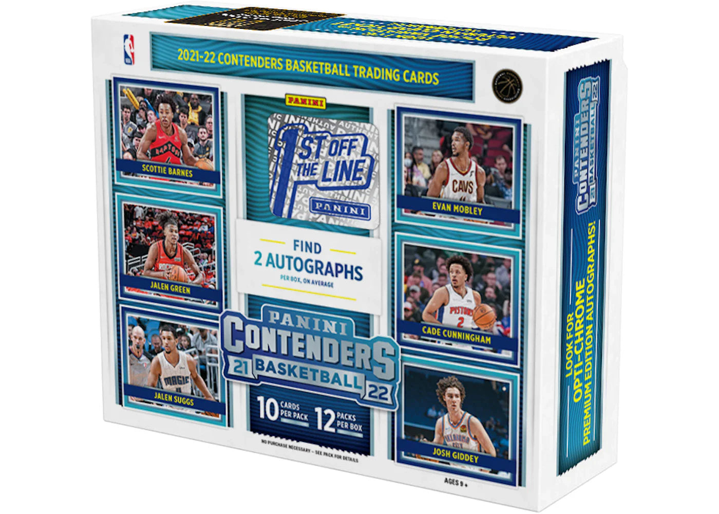 2021-22 Panini Contenders Basketball 1st Off The Line Box