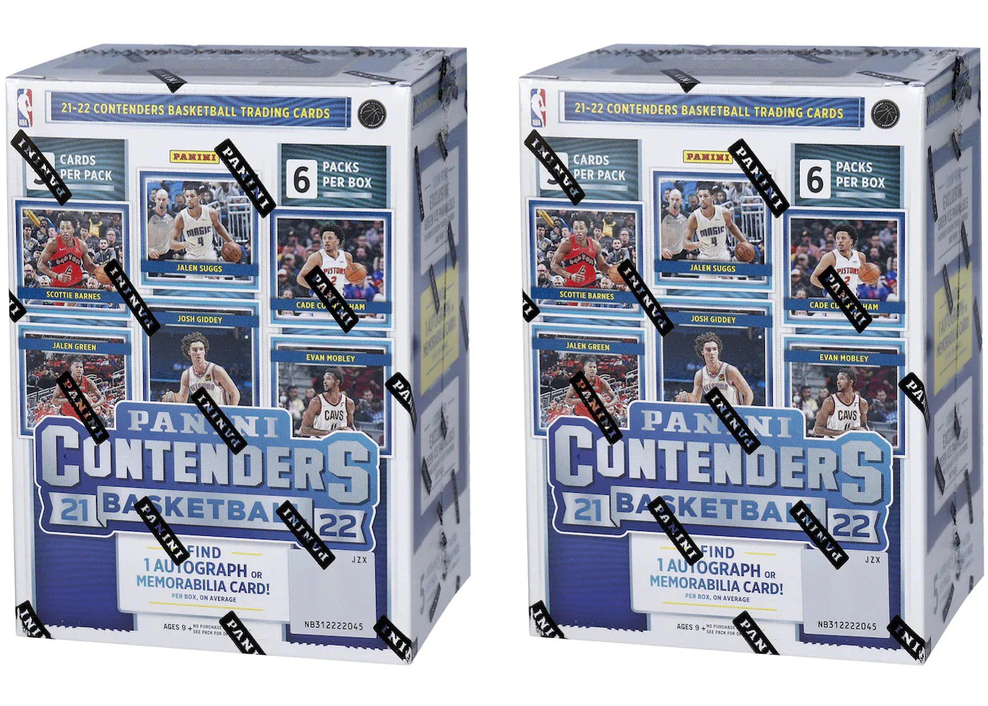 2021-22 Panini Contenders Basketball Fanatics Exclusive Blaster Box (30 Count) 2x Lot