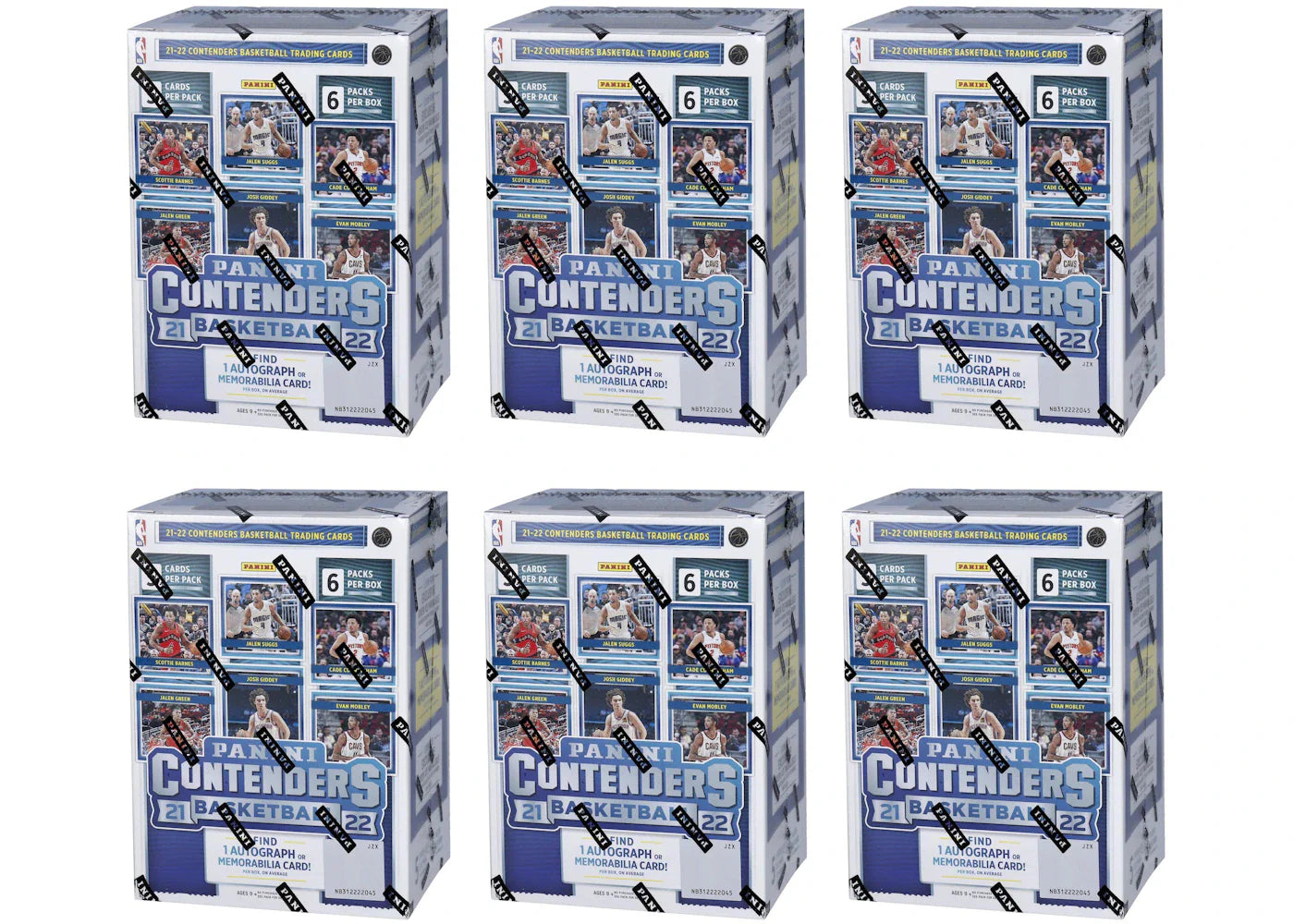 2021-22 Panini Contenders Basketball Fanatics Exclusive Blaster Box (30 Count) 6x Lot