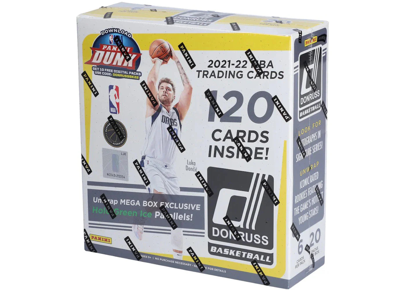 2021-22 Panini Donruss Basketball Fanatics Exclusive Mega Box (Holo Green Ice Parallels)