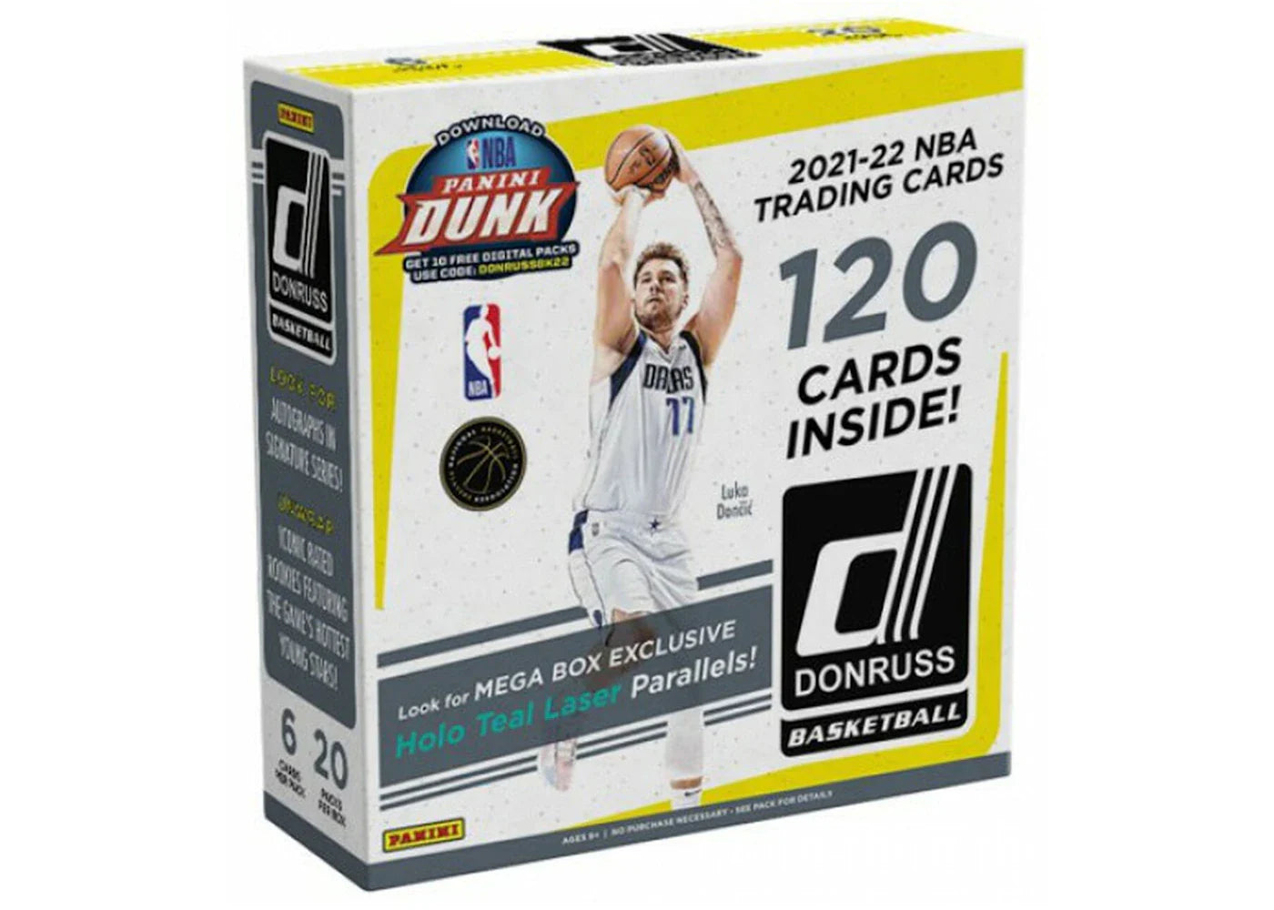 2021-22 Panini Donruss Basketball Mega Box (Holo Teal Laser Parallels)