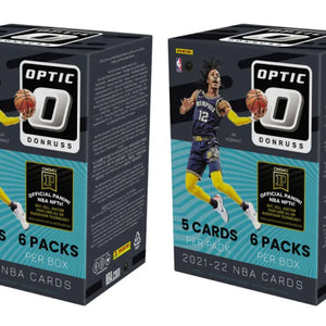 2021-22 Panini Donruss Optic Basketball Blaster Box 2x Lot