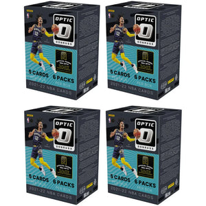 2021-22 Panini Donruss Optic Basketball Blaster Box 4x Lot