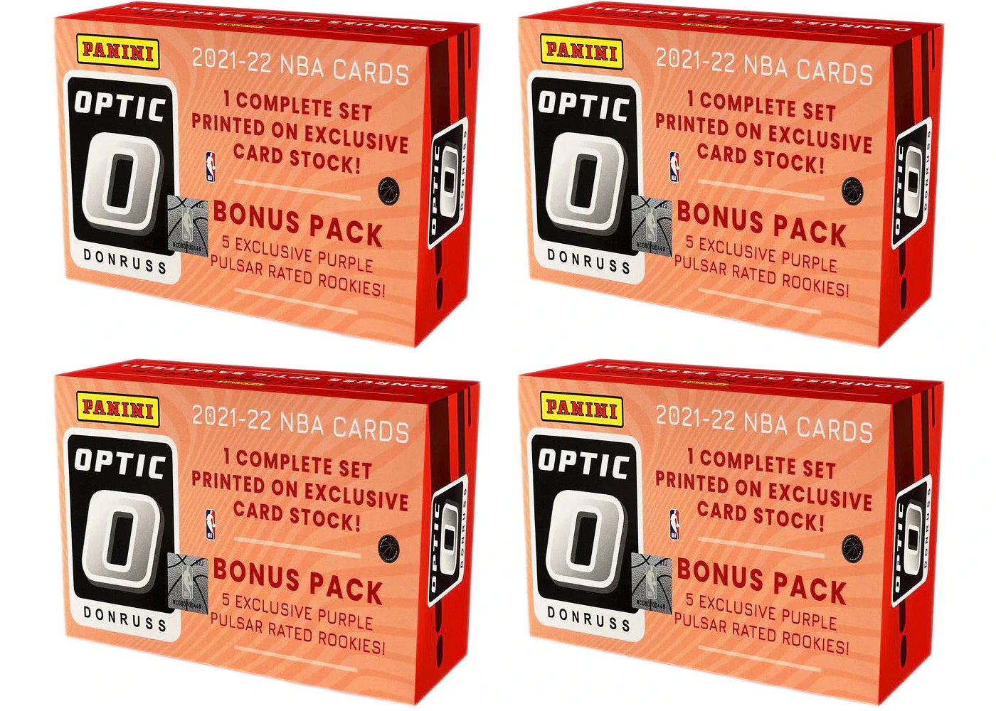 2021-22 Panini Donruss Optic Basketball Complete Box Set 4x Lot