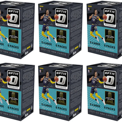 2021-22 Panini Donruss Optic Basketball Fanatics Exclusive Blaster Box (Green Shock Prizms) 6x Lot