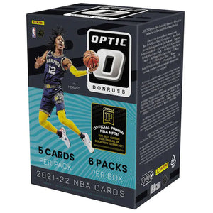 2021-22 Panini Donruss Optic Basketball Fanatics Exclusive Blaster Box (Green Shock Prizms)