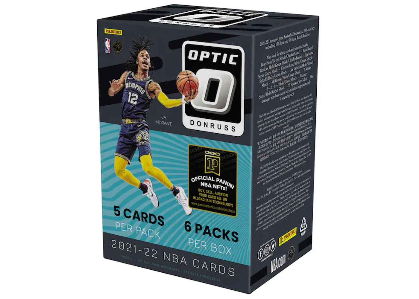 2021-22 Panini Donruss Optic Basketball Fanatics Exclusive Blaster Box (Green Shock Prizms)