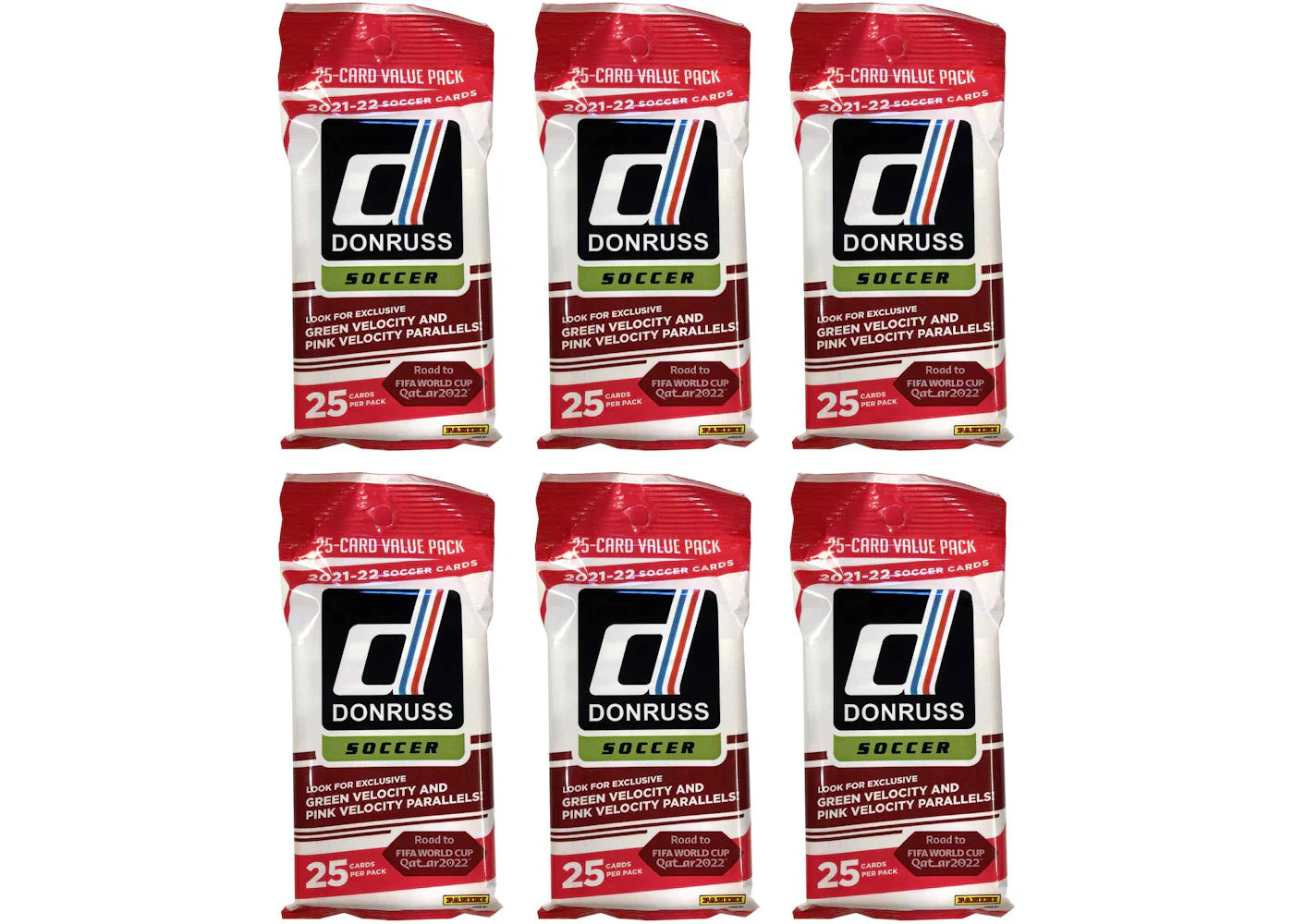 2021-22 Panini Donruss Soccer Fat Pack 6x lot