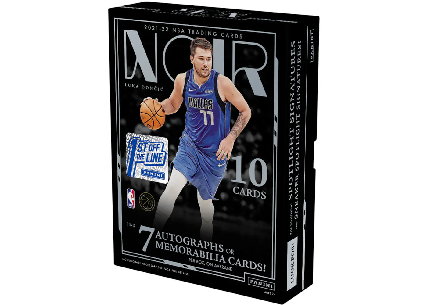 2021-22 Panini Noir Basketball 1st Off The Line Box