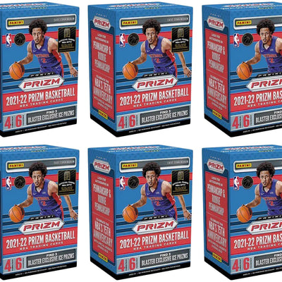 2021-22 Panini Prizm Basketball Blaster Box (Ice Prizms) 6x Lot