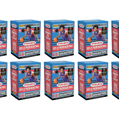 2021-22 Panini Prizm Basketball Fanatics Exclusive Blaster Box (Green Wave Prizms) 10x Lot