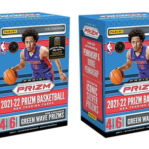 2021-22 Panini Prizm Basketball Fanatics Exclusive Blaster Box (Green Wave Prizms) 2x Lot