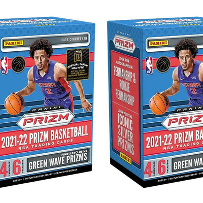 2021-22 Panini Prizm Basketball Fanatics Exclusive Blaster Box (Green Wave Prizms) 2x Lot
