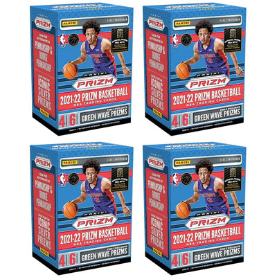 2021-22 Panini Prizm Basketball Fanatics Exclusive Blaster Box (Green Wave Prizms) 4x Lot