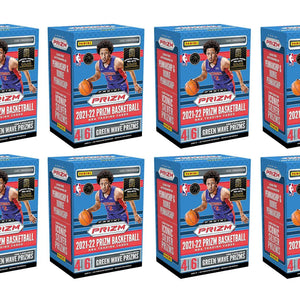 2021-22 Panini Prizm Basketball Fanatics Exclusive Blaster Box (Green Wave Prizms) 8x Lot
