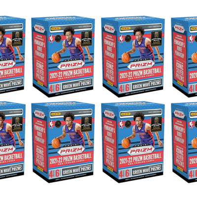 2021-22 Panini Prizm Basketball Fanatics Exclusive Blaster Box (Green Wave Prizms) 8x Lot