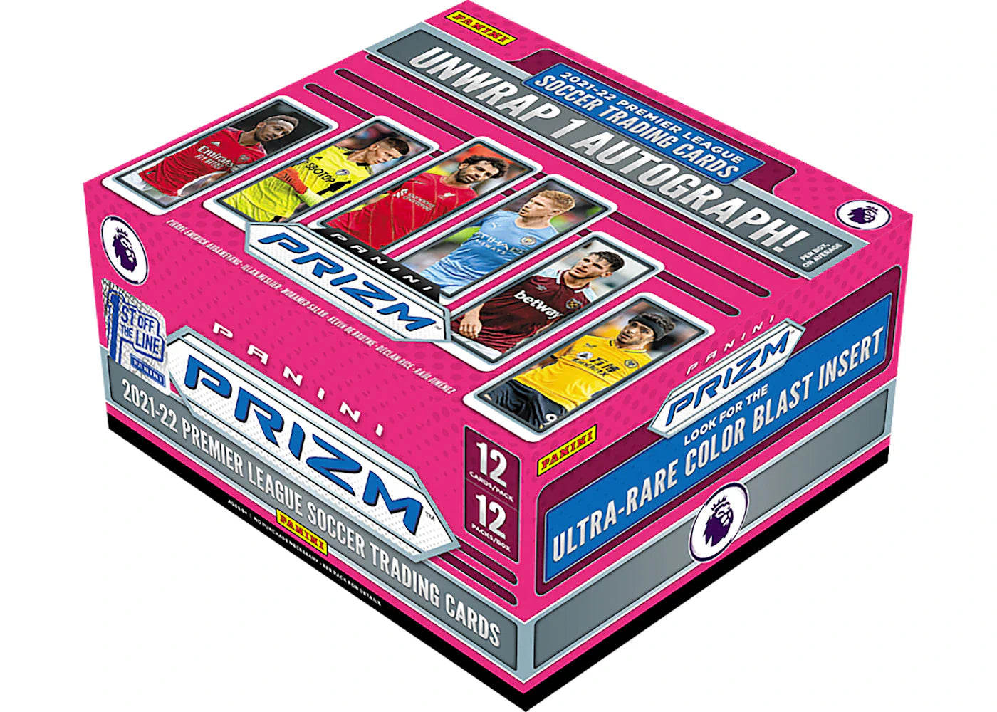 2021-22 Panini Prizm Premier League Soccer 1st Off The Line Box