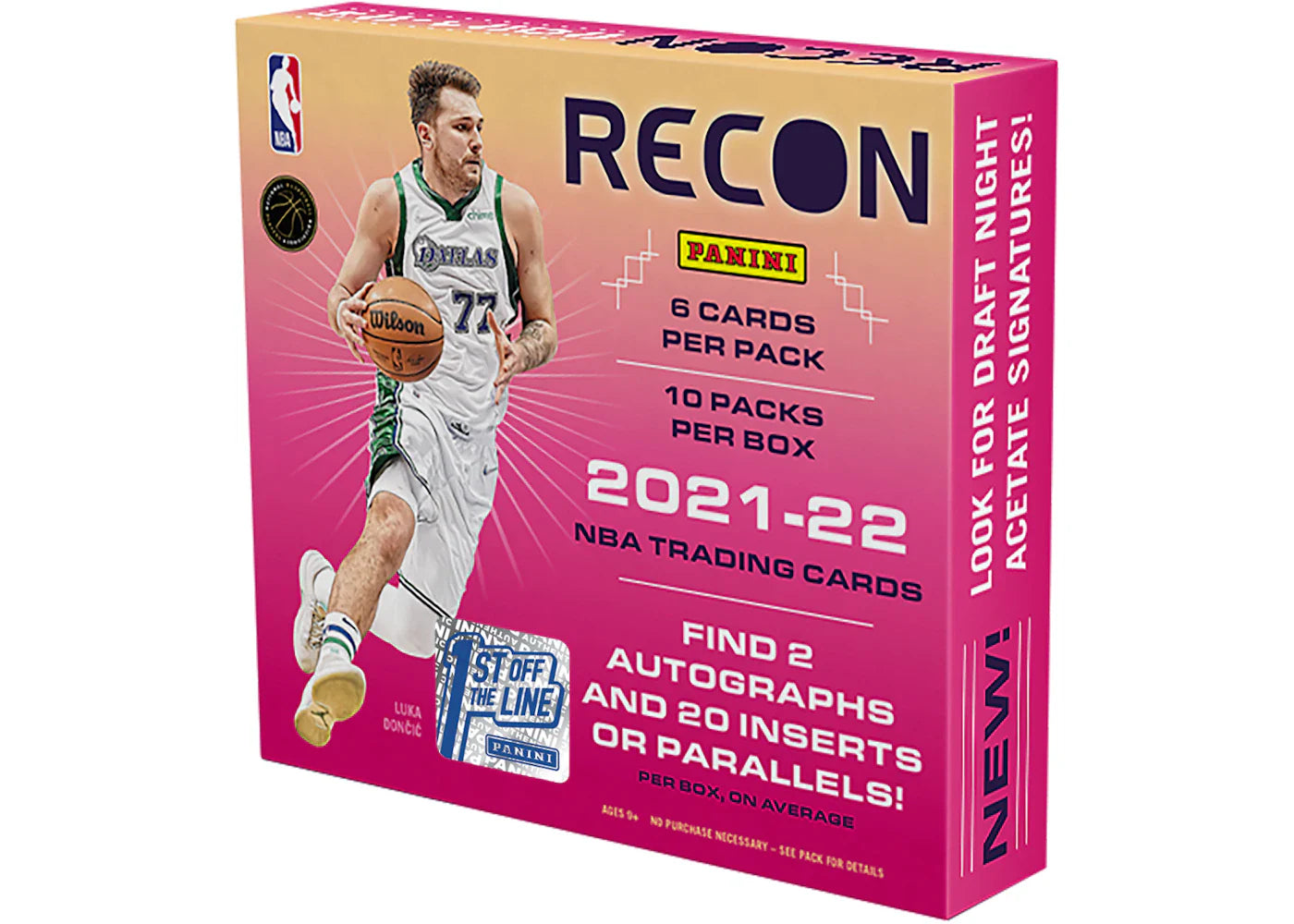 2021-22 Panini Recon Basketball 1st Off The Line Hobby Box