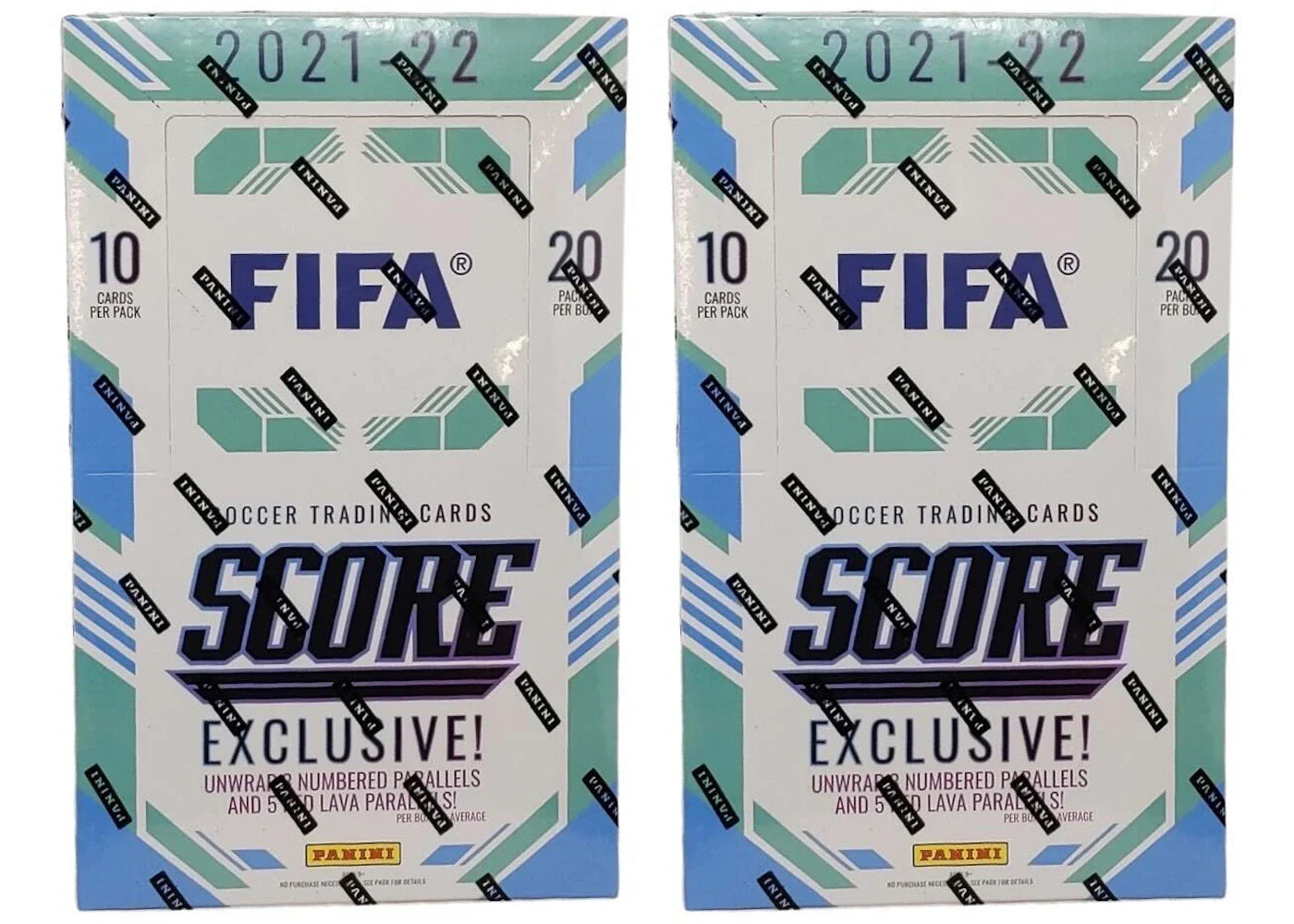 2021-22 Panini Score FIFA Soccer Retail Box (European Exclusive) 2x Lot