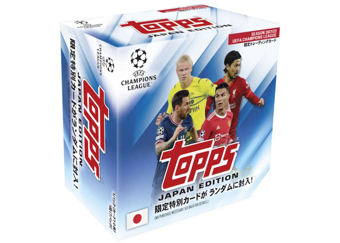 2021-22 Topps Champions League UEFA Football Japan Edition Hobby Box