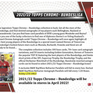 2021-22 Topps Chrome Bundesliga Soccer Hobby Lite Box