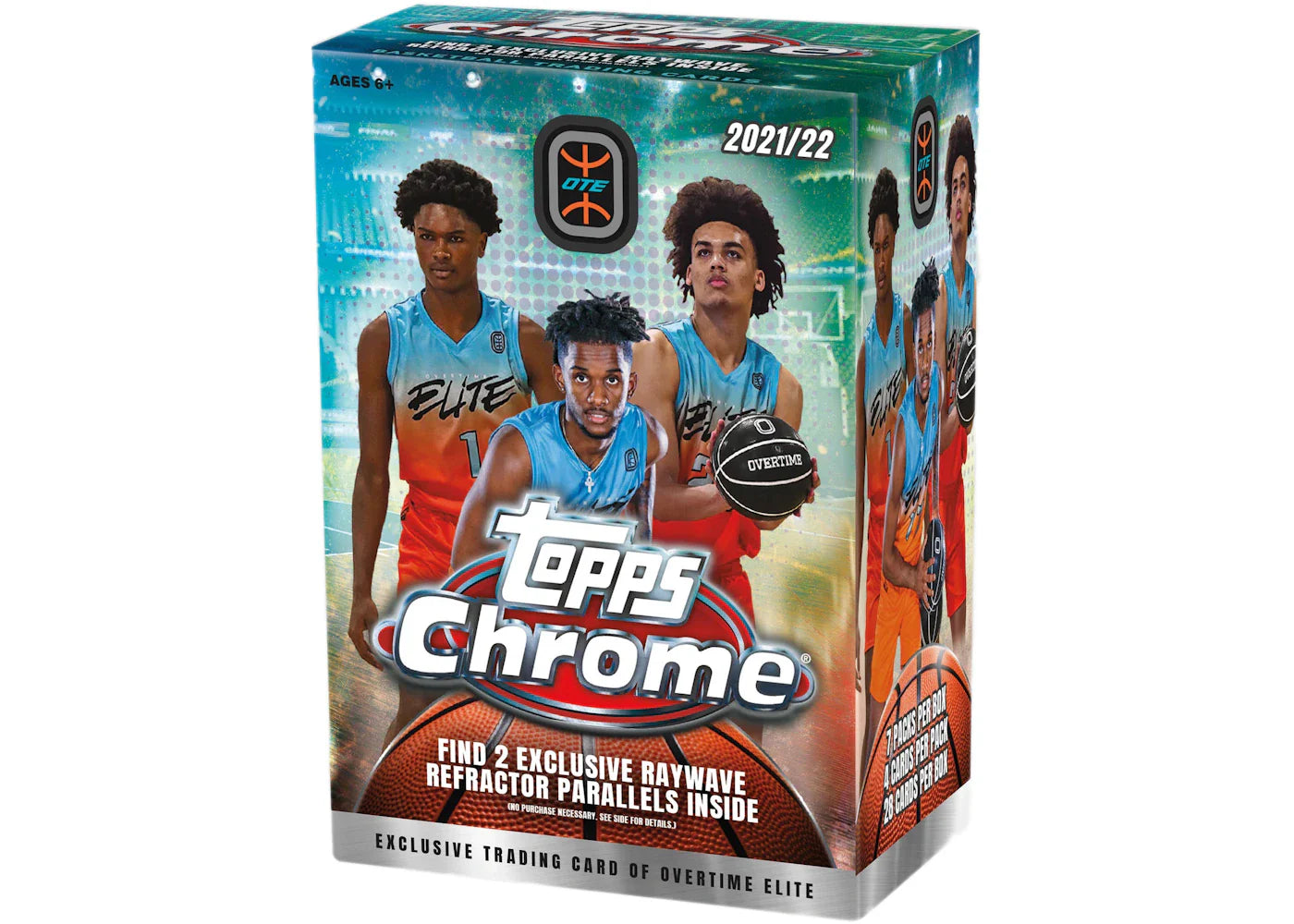 2021-22 Topps Chrome Overtime Elite Basketball Blaster Box