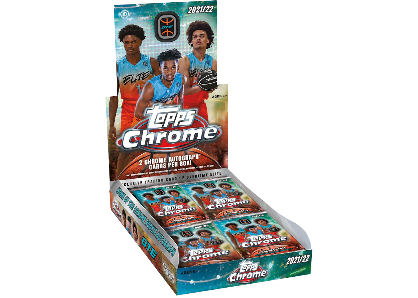 2021-22 Topps Chrome Overtime Elite Basketball Hobby Box