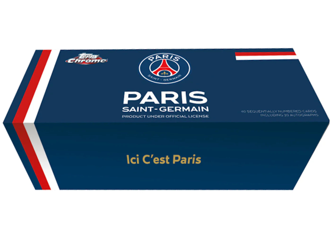 2021-22 Topps Chrome Paris Saint-Germain Team Set Soccer Box