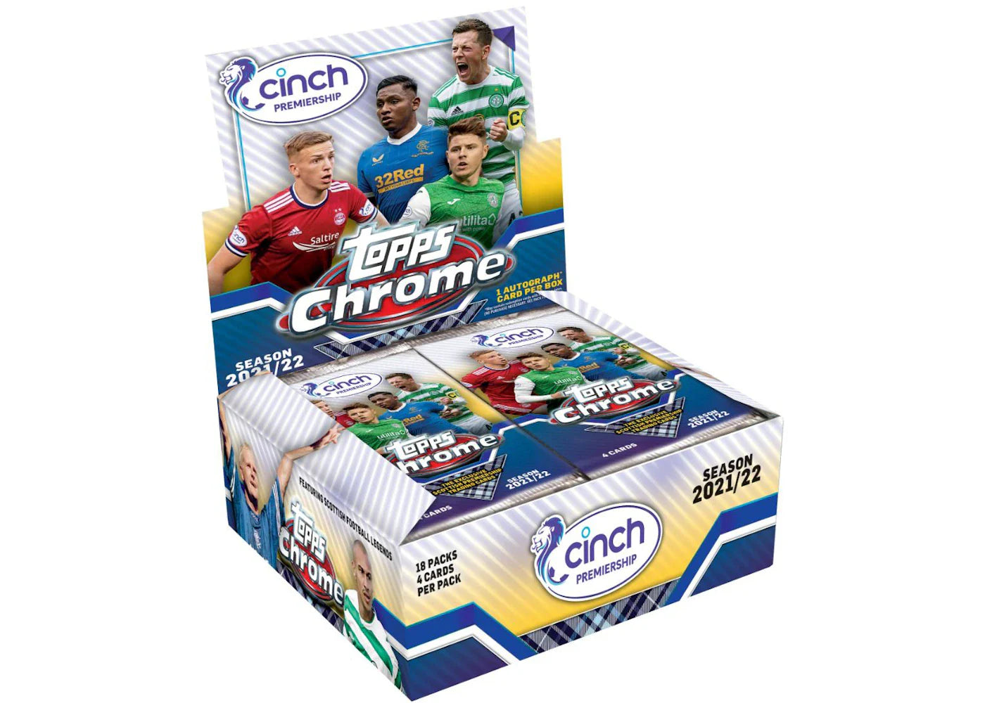 2021-22 Topps Chrome SPFL Soccer Hobby Box