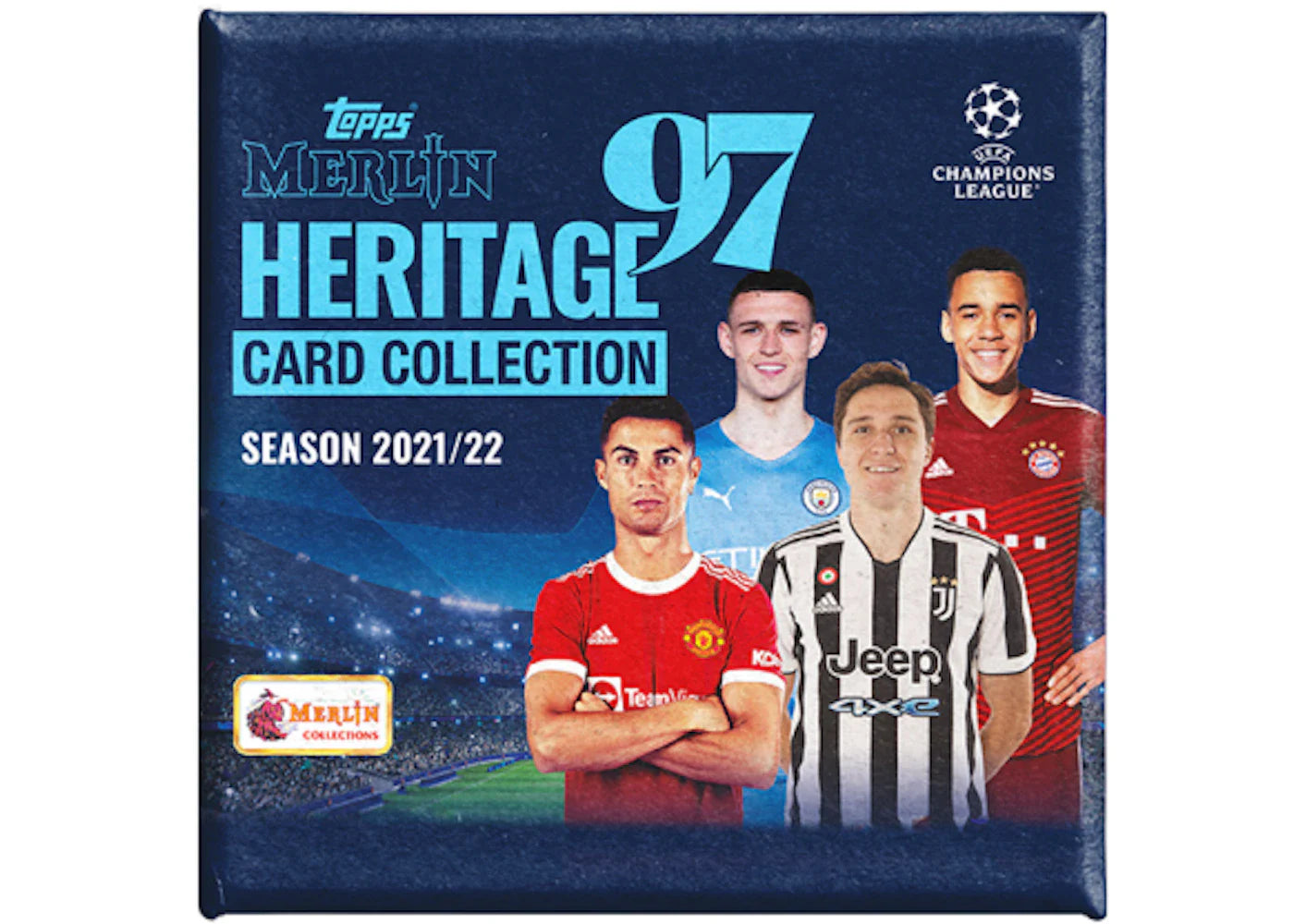 2021-22 Topps Merlin 97 Heritage UEFA Champions League Soccer Hobby Box