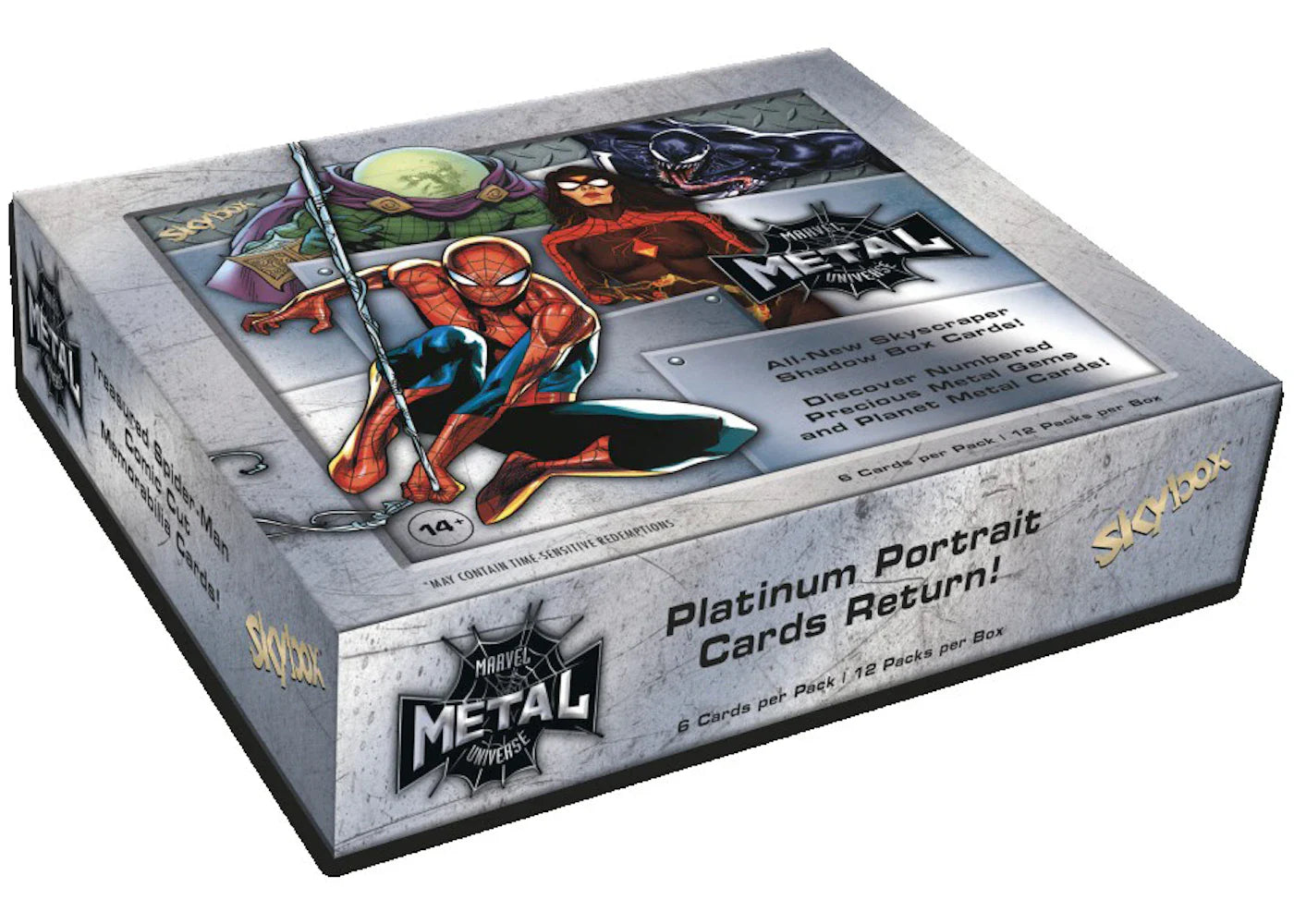 2021-22 Upper Deck Marvel Spider-Man Metal Universe Hobby Box