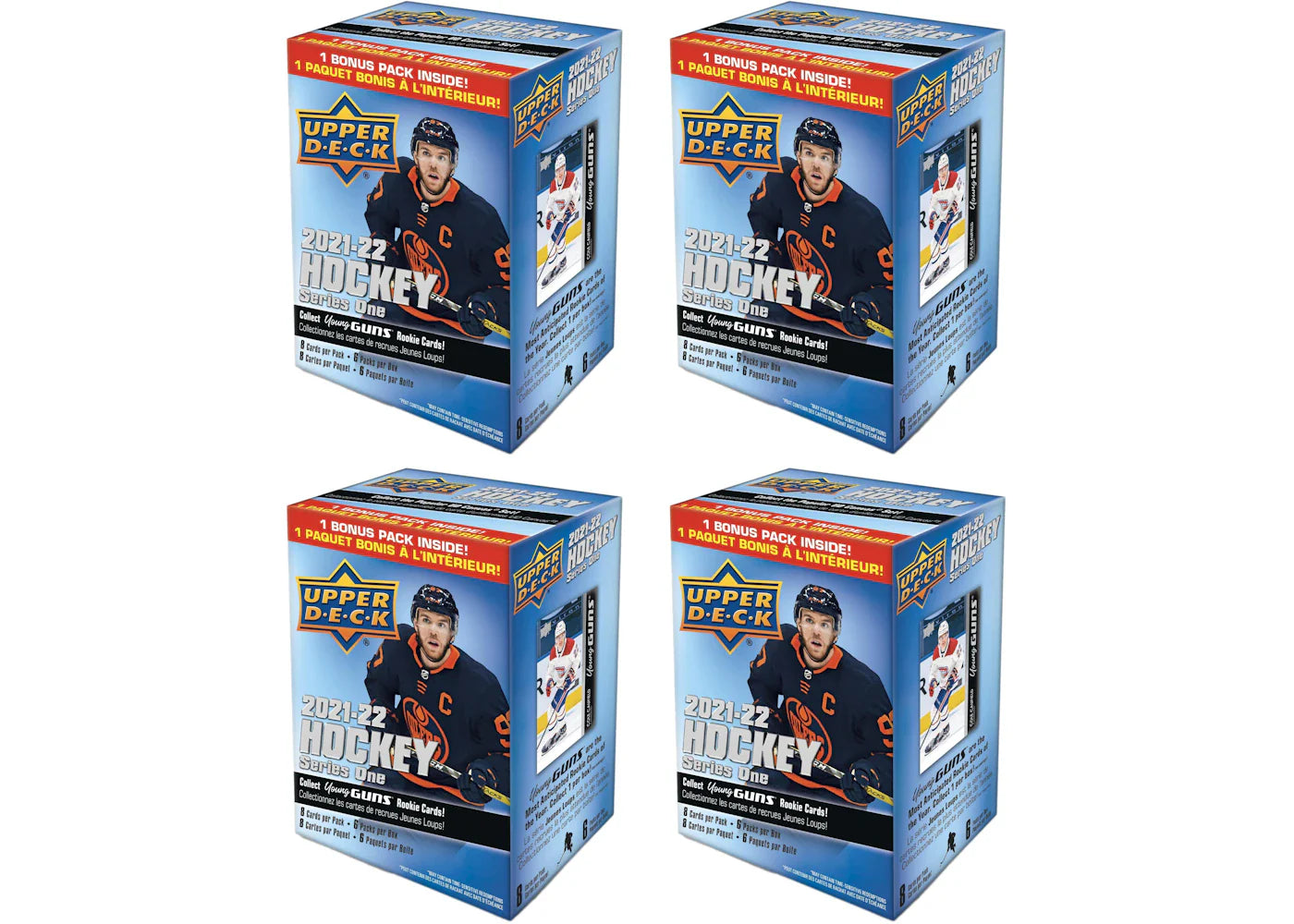 2021-22 Upper Deck Series One Hockey Blaster Box 4x Lot