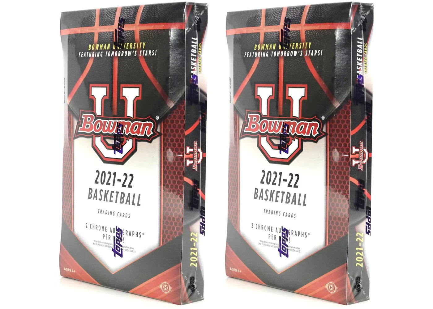 2021-22 Bowman University Basketball Hobby Box 2x Lot