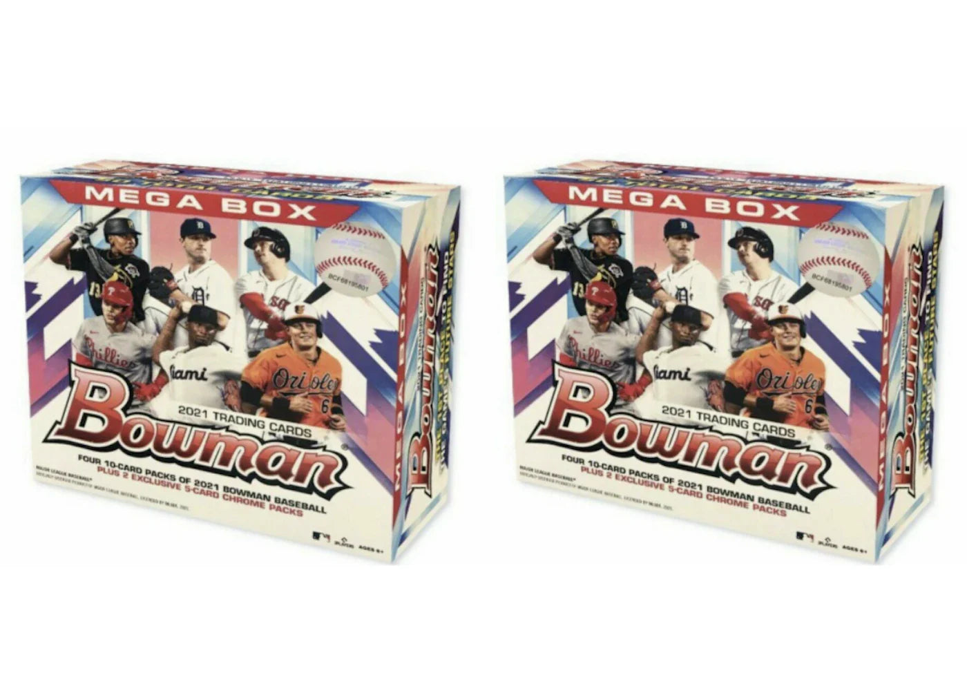 2021 Bowman Baseball Mega Box 2x Lot
