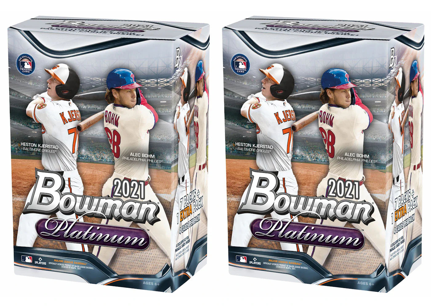2021 Bowman Platinum Baseball Blaster Box 2x Lot