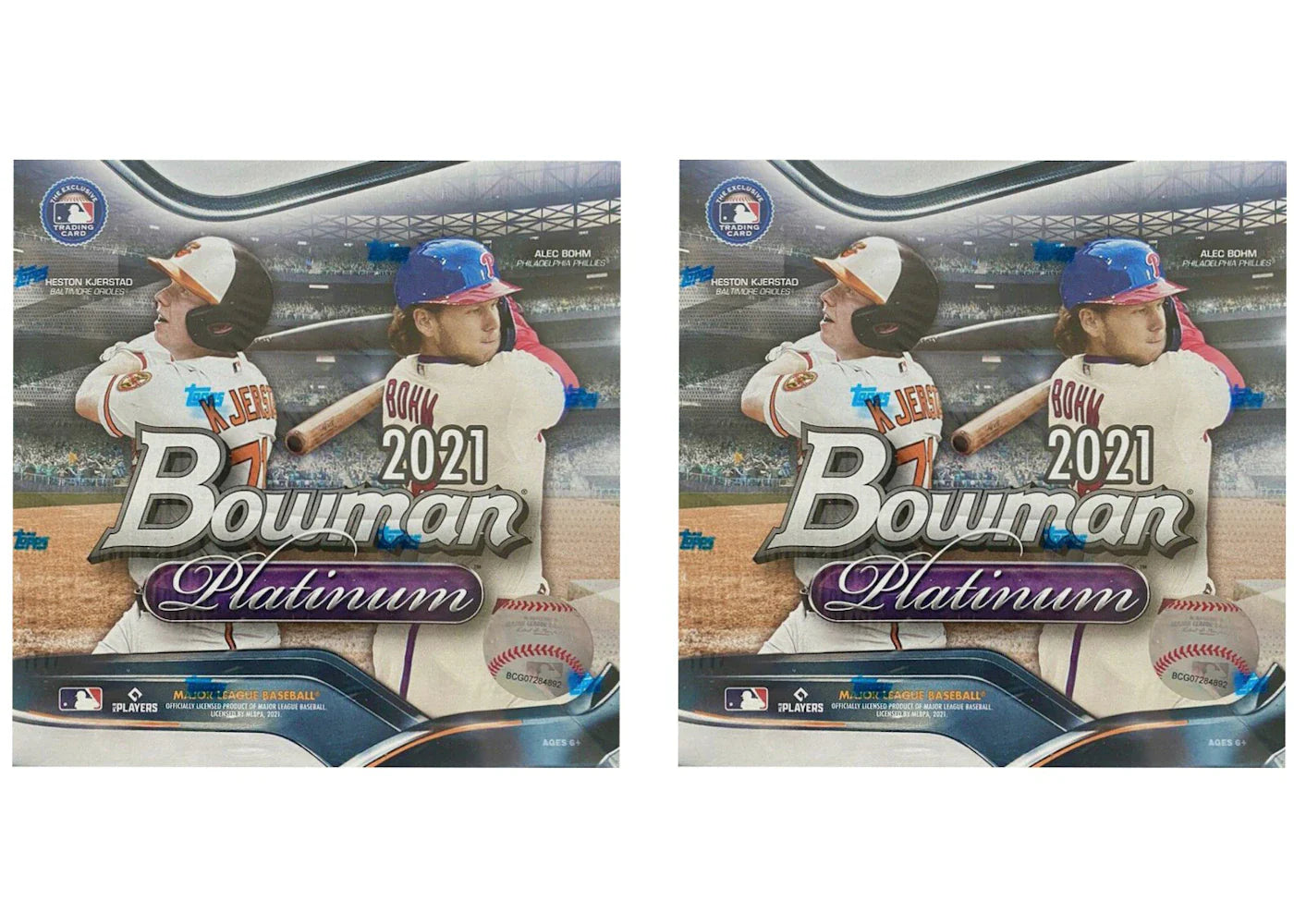2021 Bowman Platinum Baseball Mega Box 2x Lot