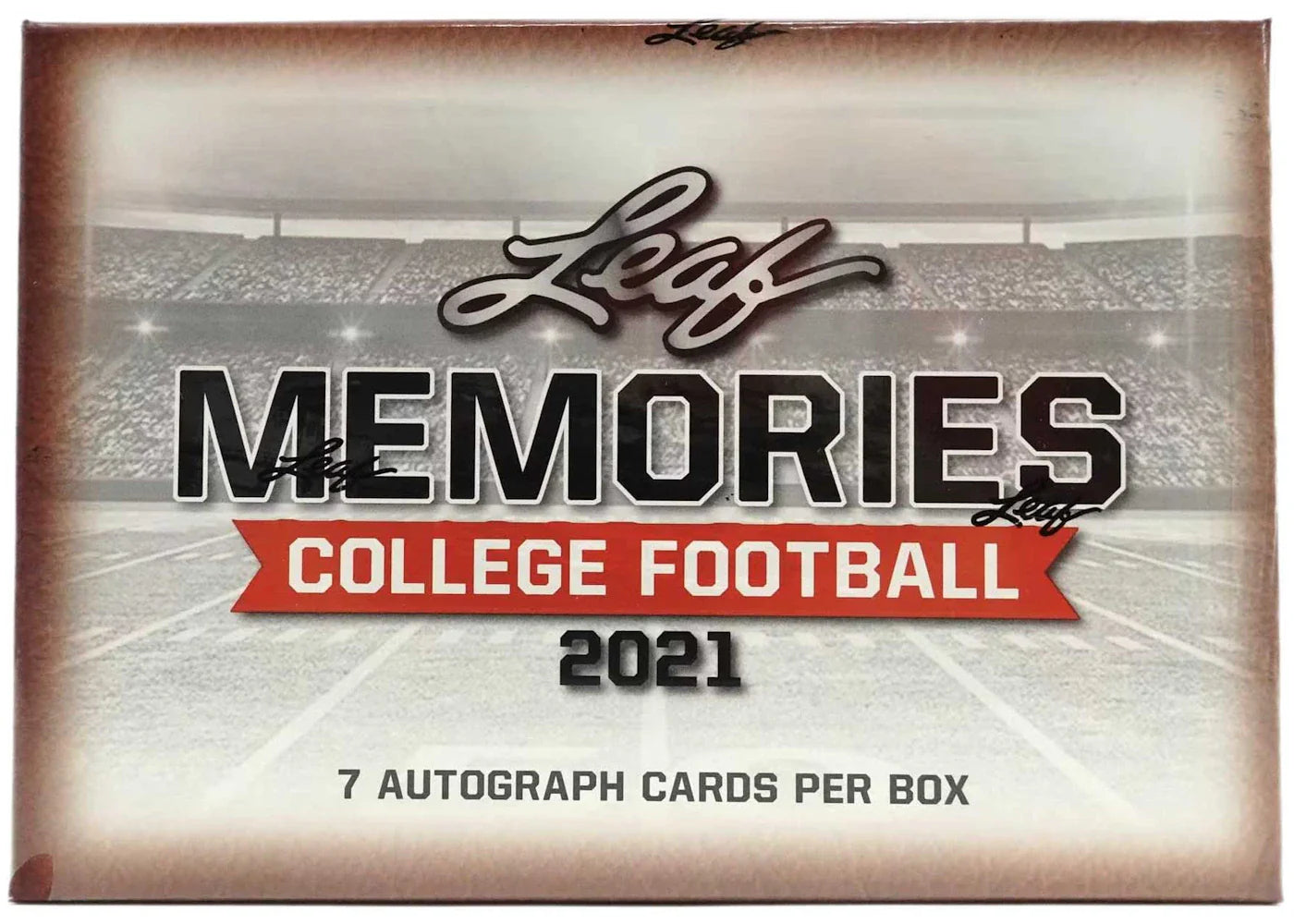 2021 Leaf Memories College Football Hobby Box