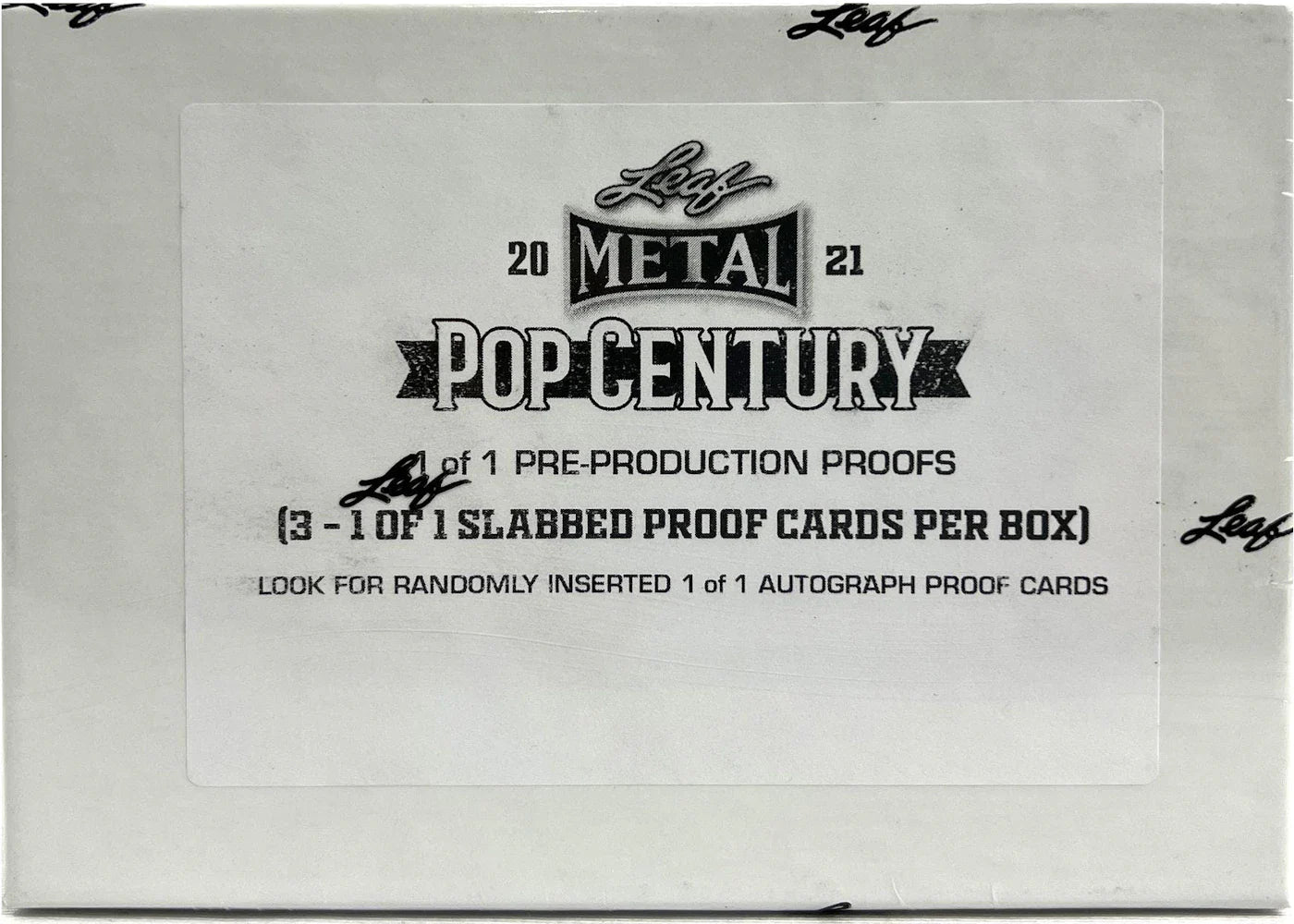 2021 Leaf Metal Pop Century Pre-Production Proof Hobby Box