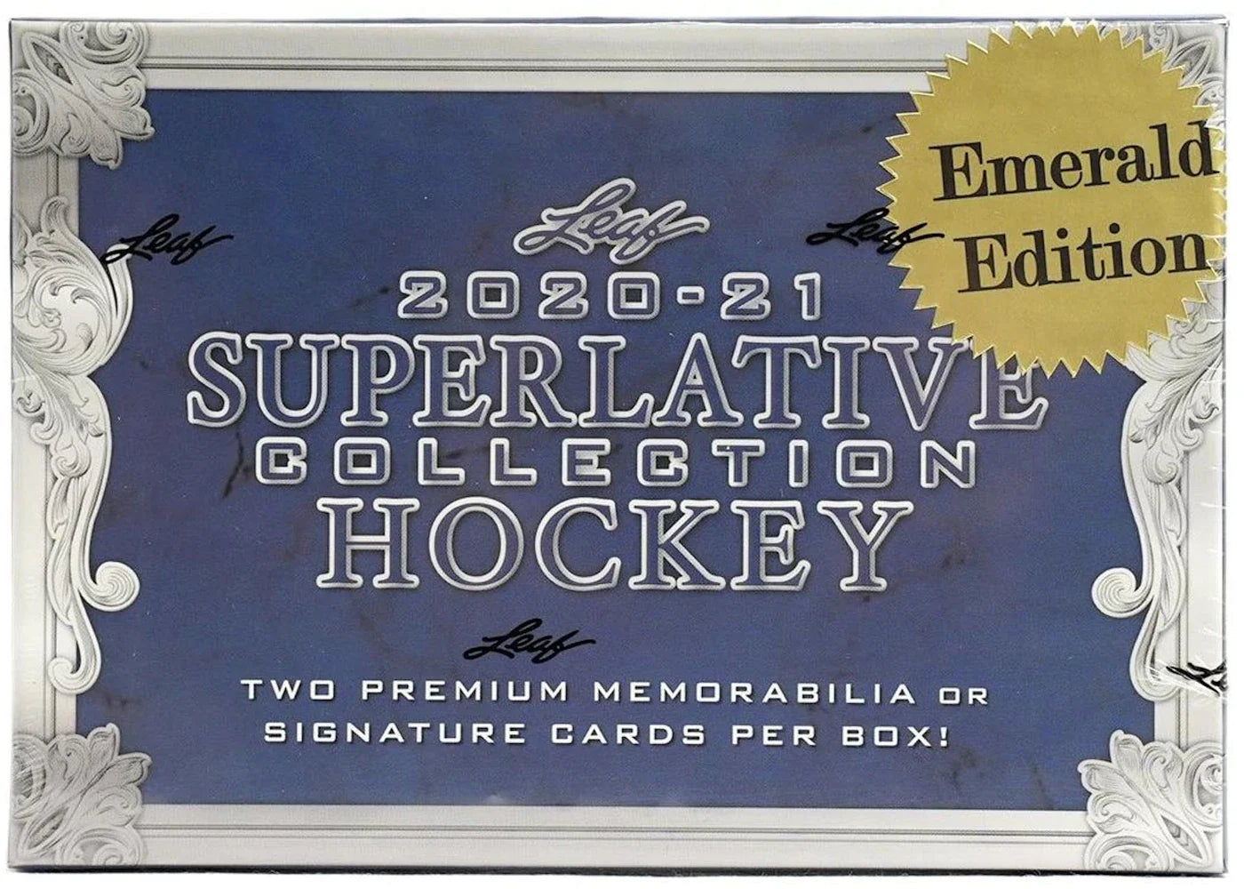 2021 Leaf Superlative Collection Hockey Emerald Edition Hobby Box