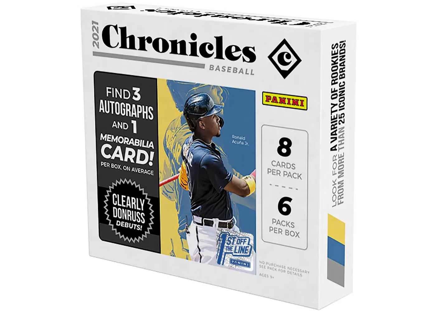 2021 Panini Chronicles Baseball 1st Off The Line Box