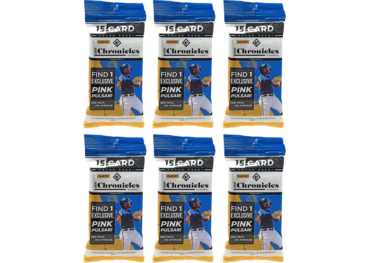 2021 Panini Chronicles Baseball Fat Pack 6x Lot