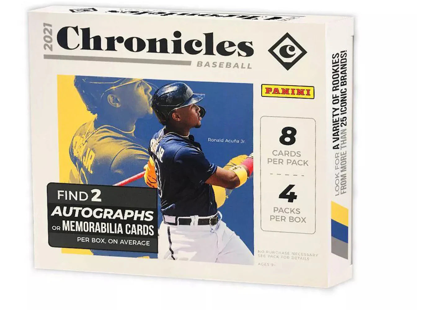 2021 Panini Chronicles Baseball Preferred Retail Box (4 Packs)