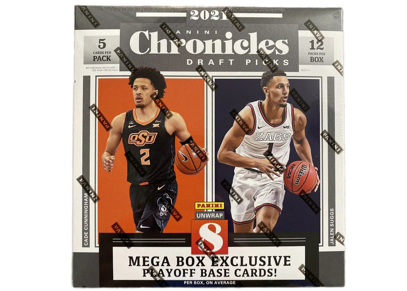 2021 Panini Chronicles Draft Picks Collegiate Basketball Mega Box (Green Opti-Chrome Parallels)