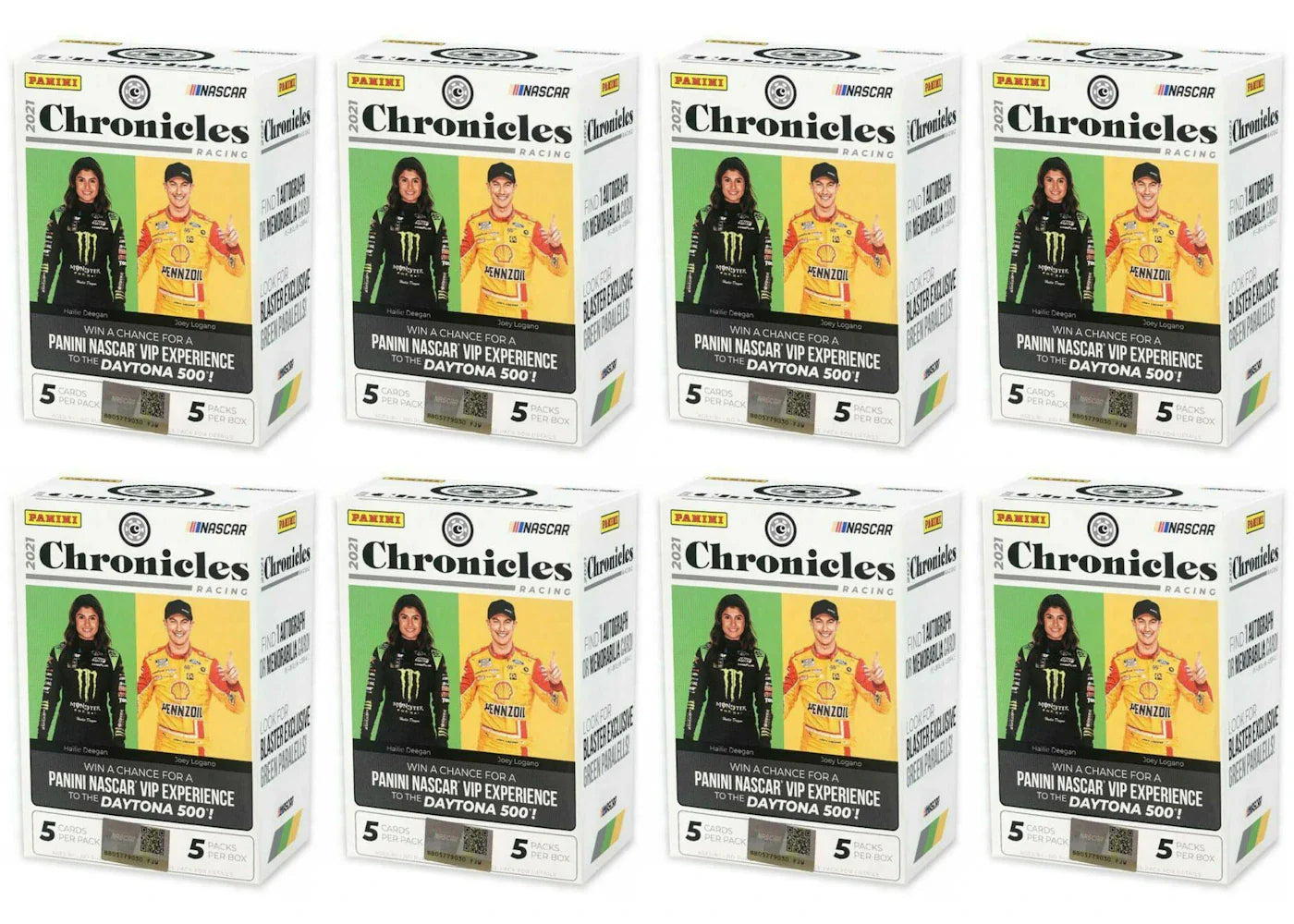 2021 Panini Chronicles NASCAR Racing Blaster Box 8x Lot