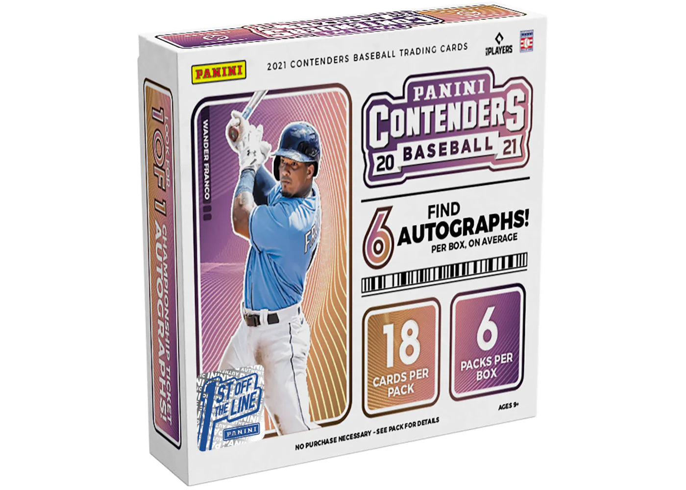 2021 Panini Contenders Baseball 1st Off The Line Box