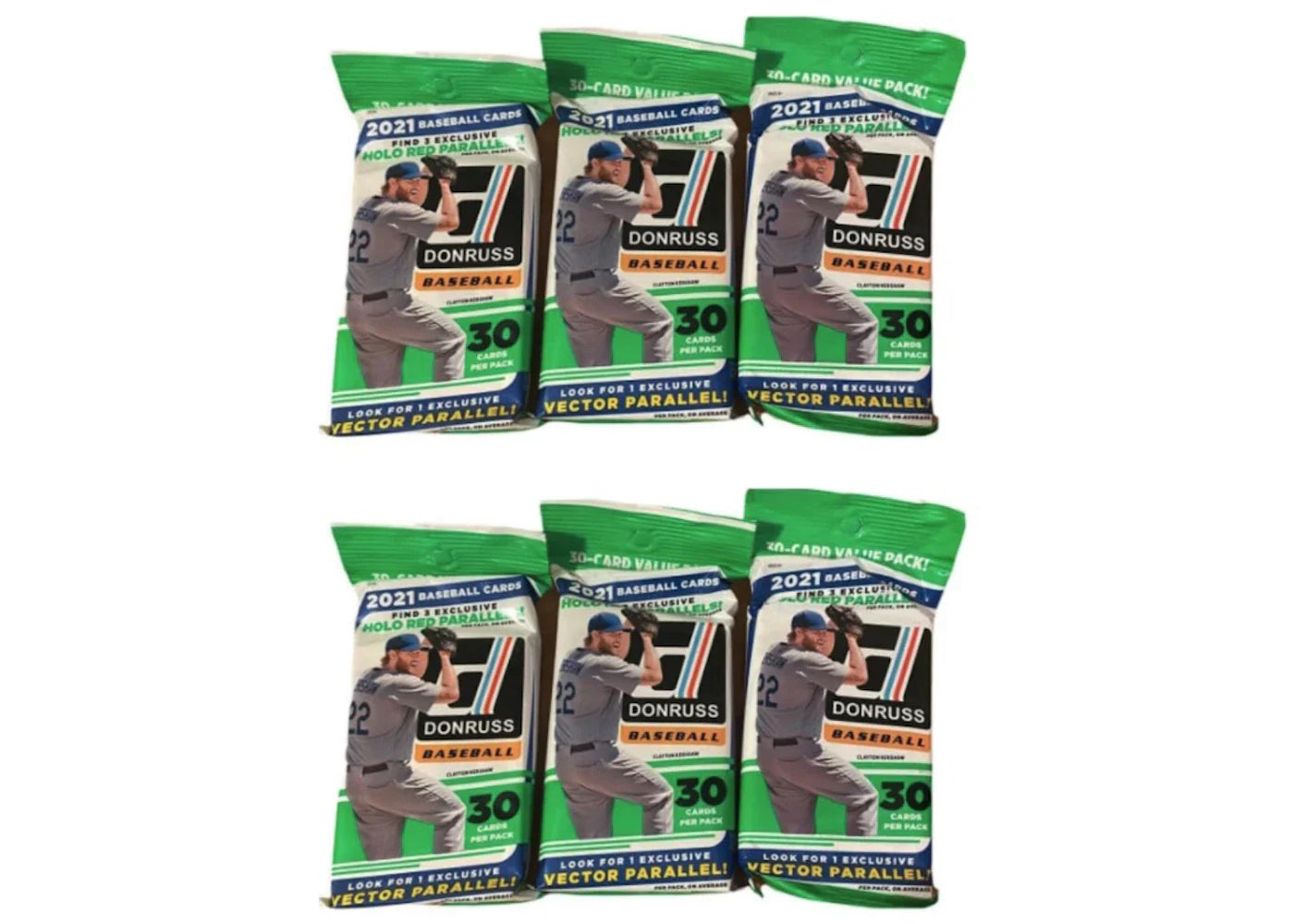 2021 Panini Donruss Baseball Fat Pack 6x lot