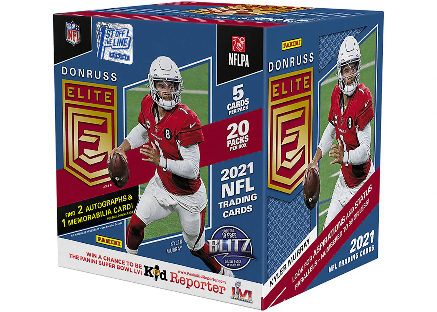 2021 Panini Donruss Elite Football 1st Off The Line Hobby Box